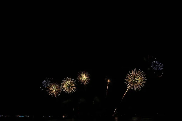 Pattaya Thaiföld November Pattaya International Fireworks Festival 2019 Pattaya Beach — Stock Fotó