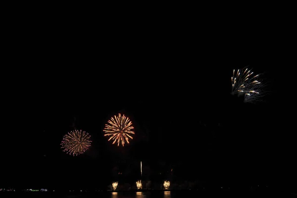 Pattaya Thaiföld November Pattaya International Fireworks Festival 2019 Pattaya Beach — Stock Fotó