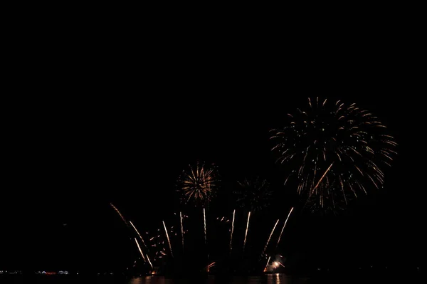 Pattaya Thaiföld November Pattaya International Fireworks Festival 2019 Pattaya Beach — Stock Fotó