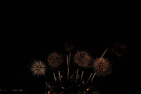 Pattaya Thailand November Pattaya International Fireworks Festival 2019 Pattaya Beach — Stock Photo, Image