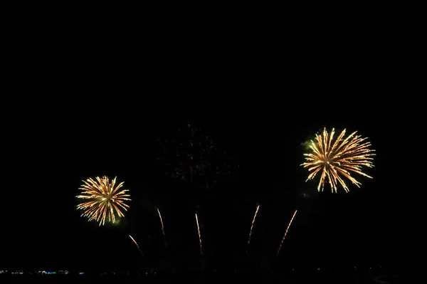 Pattaya Tailandia Noviembre Festival Internacional Fuegos Artificiales Pattaya 2019 Playa —  Fotos de Stock