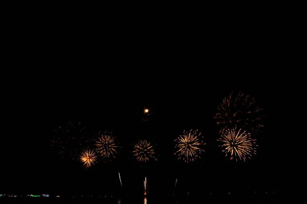 Pattaya Thaiföld November Pattaya International Fireworks Festival 2019 Pattaya Beach — Stock Fotó