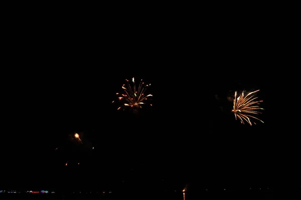 Pattaya Thailand November Pattaya International Fireworks Festival 2019 Pattaya Beach — стоковое фото