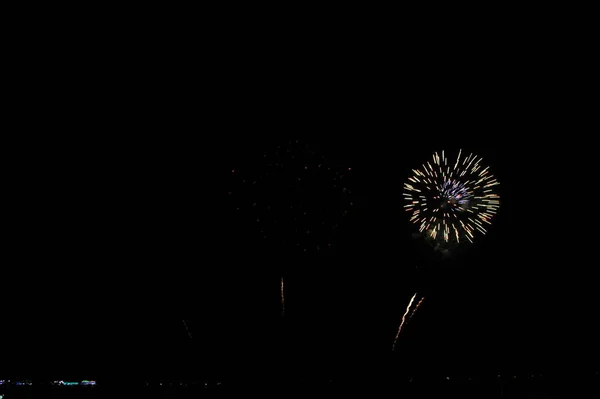 Pattaya Thailand November Pattaya International Fireworks Festival 2019 Pattaya Beach — стоковое фото