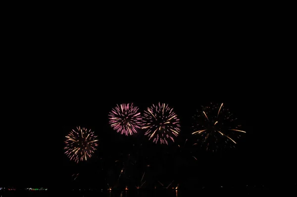 Pattaya Thailand November Pattaya International Fireworks Festival 2019 Pattaya Beach — Stockfoto