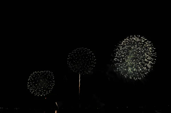 Pattaya Thailand Novembro Festival Internacional Fogos Artifício Pattaya 2019 Praia — Fotografia de Stock