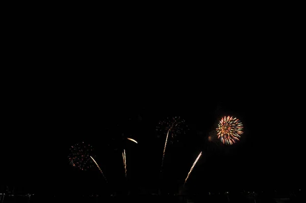 Pattaya Thailand Novembro Festival Internacional Fogos Artifício Pattaya 2019 Praia — Fotografia de Stock