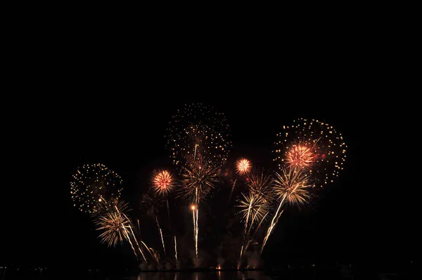 Pattaya Tailandia Noviembre Festival Internacional Fuegos Artificiales Pattaya 2019 Playa — Foto de Stock