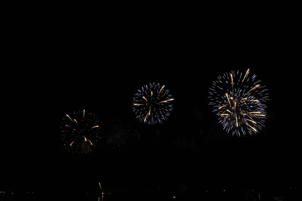 Pattaya Thailand November Pattaya International Fireworks Festival 2019 Pattaya Beach — стоковое фото