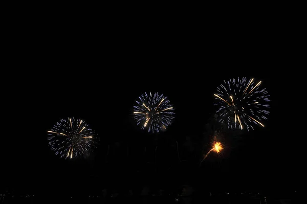 Pattaya Thailand Novembro Festival Internacional Fogos Artifício Pattaya 2019 Praia — Fotografia de Stock