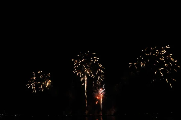 Pattaya Thailand Novembro Festival Internacional Fogos Artifício Pattaya 2019 Praia — Fotografia de Stock