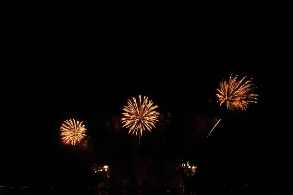 Pattaya Thailand November Pattaya International Fireworks Festival 2019 Pattaya Beach — стоковое фото