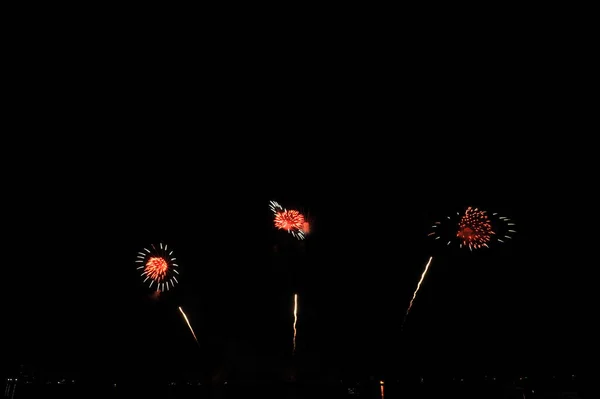 Pattaya Thailand November Pattaya International Fireworks Festival 2019 Pattaya Beach — стоковое фото