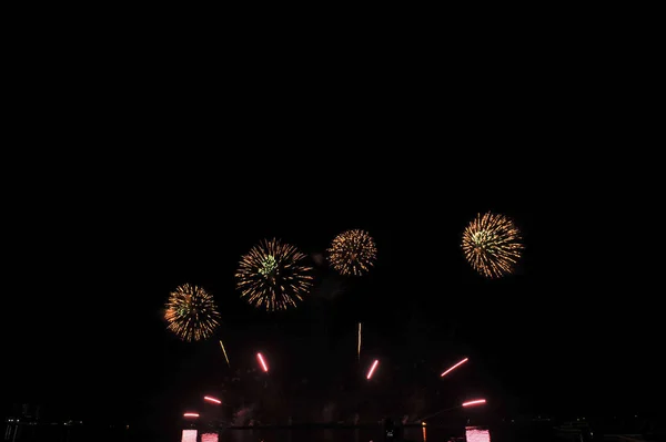 Pattaya Thailand November Pattaya International Fireworks Festival 2019 Pattaya Beach — 스톡 사진