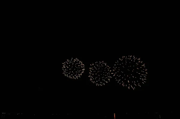 Pattaya Thailand November Pattaya International Fireworks Festival 2019 Pattaya Beach — стоковое фото