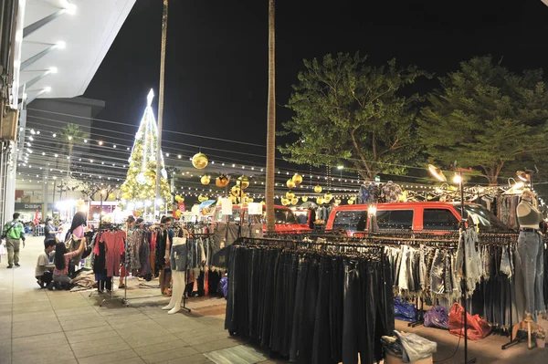 Bangkok Thailand December13 Retro Market Thailand Central Rattanathibet Tourist December — Stock Photo, Image