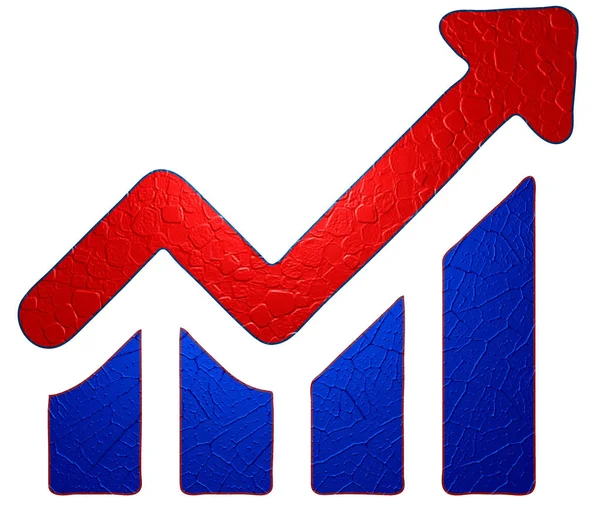 Un gráfico de crecimiento —  Fotos de Stock