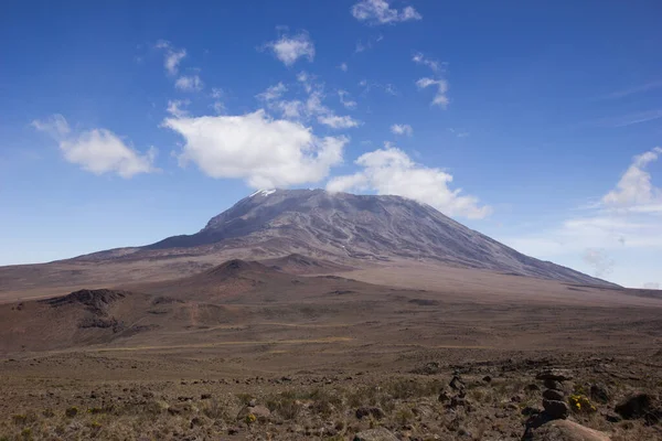 Гора Кіліманджаро Чудовий Сонячний День — стокове фото