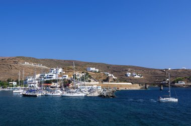 Küçük liman Loutra Köyü, Kythnos Adası, Kiklad Adaları, Yunanistan