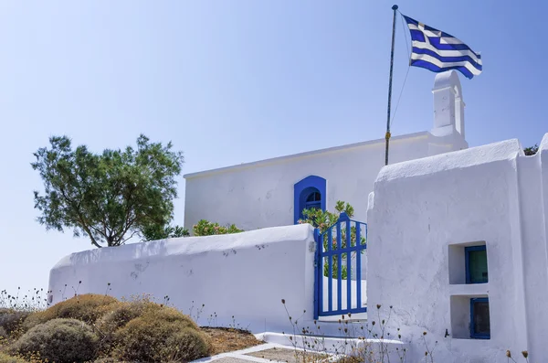 Kleine orthodoxe Kirche in Kythnos, Kykladen, Griechenland — Stockfoto