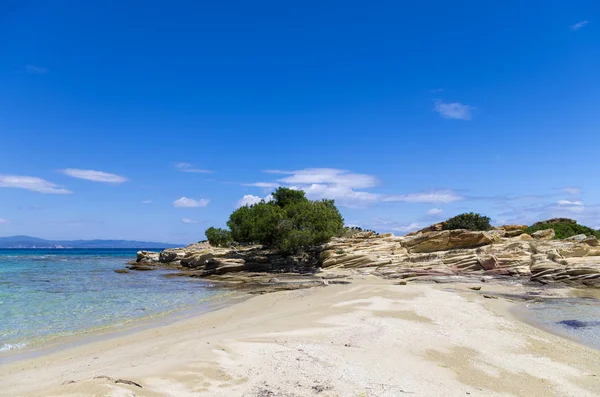 Piękne krajobrazy w Sithonia, Chalkidiki, Grecja — Zdjęcie stockowe