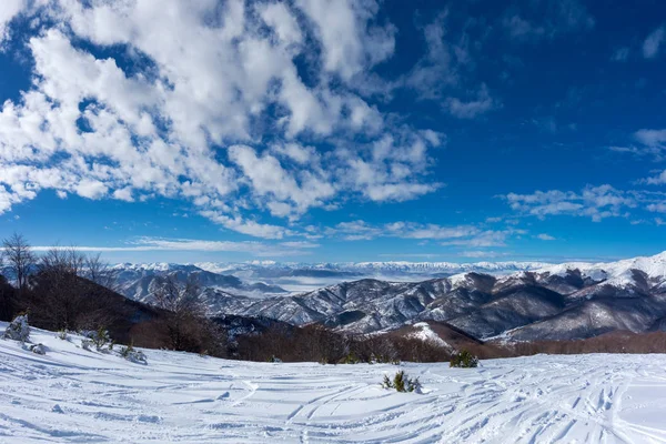 ヴィグラ、フロリナのスキー センター、ギリシャの素晴らしい風景 — ストック写真