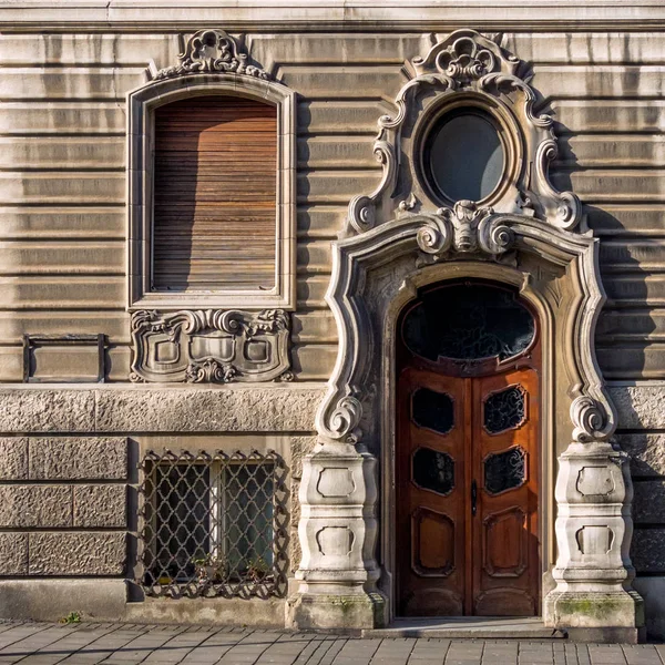 Art nouveau-arkitektur i Belgrad, Serbien — Stockfoto