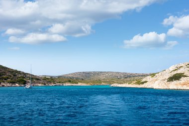 Tiganakia defne, Arki Adası, Oniki Ada, Yunanistan inanılmaz sahne
