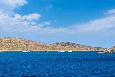 Tiganakia defne, Arki Adası, Oniki Ada, Yunanistan inanılmaz sahne