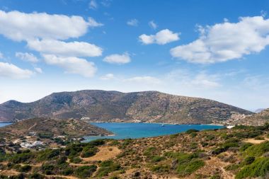 Lipsi Island, Oniki Ada, Yunanistan inanılmaz görünümü