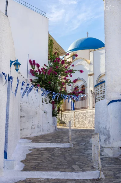 Építészet Lipsi Sziget Dodecanese Görögország — Stock Fotó
