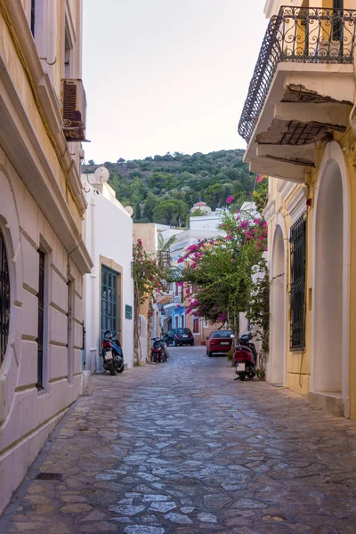 Architektura Wyspie Leros Dodekanez Grecja — Zdjęcie stockowe