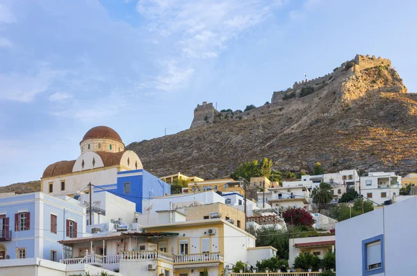 Arquitectura Isla Leros Dodecaneso Grecia —  Fotos de Stock