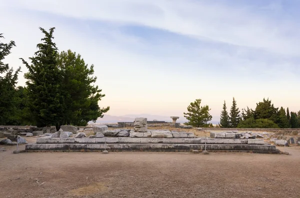 Zřícenina Asclipeion Ostrov Kos Dodecanese Řecko Chrám Zasvěcený Asklépia Boha — Stock fotografie