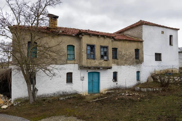 Staré Domy Vrontero Vesnici Prespes Jezer Florina Řecko — Stock fotografie