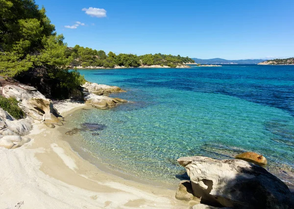 Fantastiska Landskap Vid Havet Sithonia Halkidiki Grekland — Stockfoto