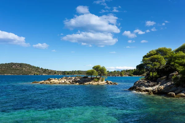 Sithonia, Chalkidiki, Yunanistan Deniz inanılmaz sahne