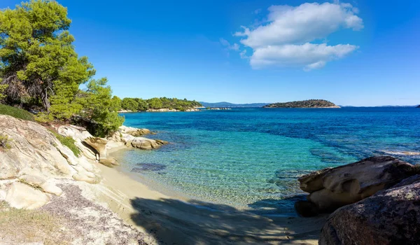 Increíble Paisaje Junto Mar Sithonia Chalkidiki Grecia —  Fotos de Stock