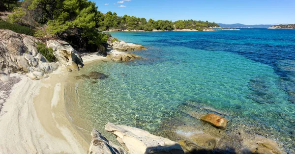 Sithonia, Chalkidiki, Yunanistan Deniz inanılmaz sahne