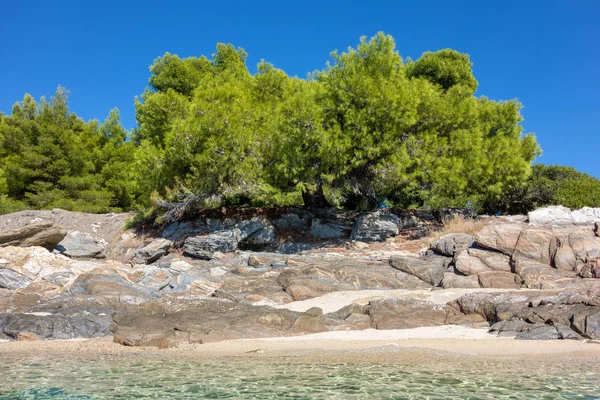 Fantastiska Landskap Vid Havet Sithonia Halkidiki Grekland — Stockfoto