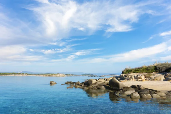 Increíble Paisaje Junto Mar Vourvourou Sithonia Chalkidiki Grecia — Foto de Stock