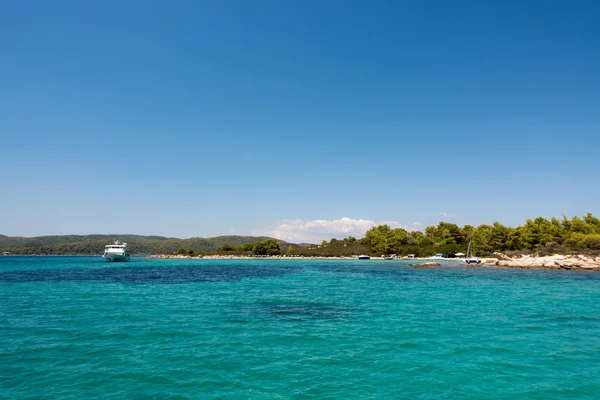 Paysages Magnifiques Bord Mer Diaporos Île Sithonie Chalcidique Grèce — Photo