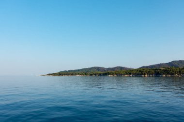 Sithonia, Chalkidiki, Yunanistan Deniz inanılmaz sahne