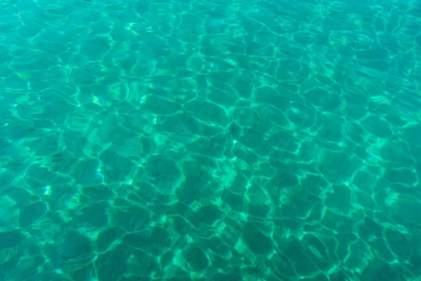Crystal Clear Water Sea Sithonia Greece — Stock Photo, Image