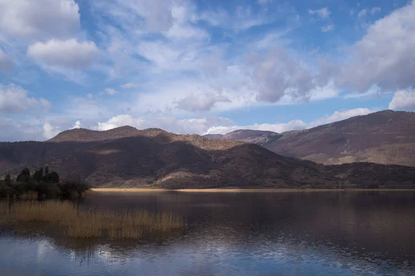 Wonderful Scenery Lake Zazari Florina Greece — Stock Photo, Image