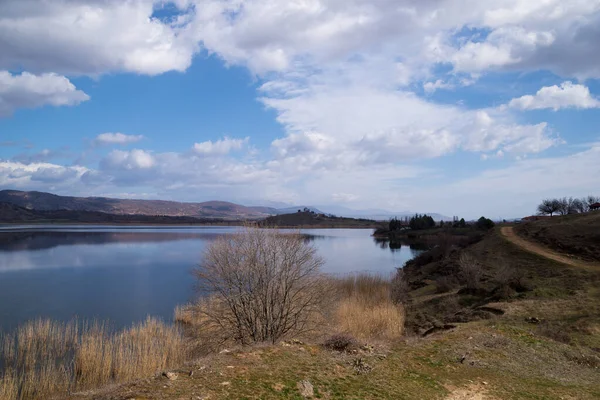 Wonderful Scenery Lake Zazari Florina Greece — Stock Photo, Image