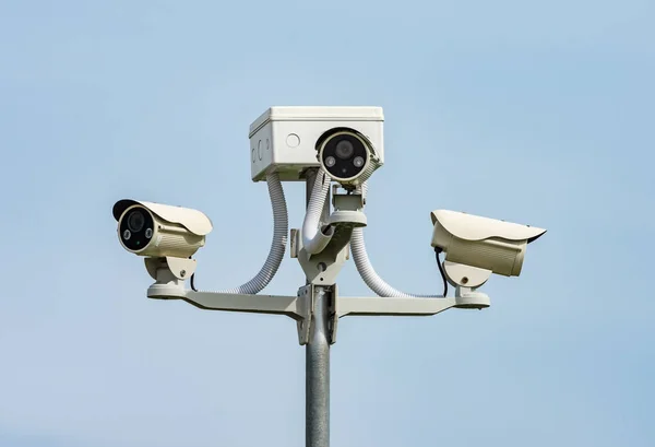 CCTV biztonsági kamerarendszer Jogdíjmentes Stock Fotók