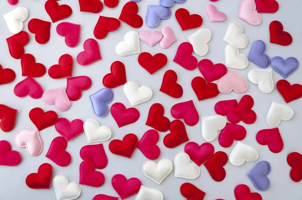 Multi Colored Hearts Valentine Day — Stock Photo, Image