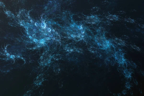 Soyut fraktal desen galaksisi, karanlık arka planda duman ve hayal gücü, yaratıcılık ve tasarım projelerinde kullanılmak için uygundur. Duvar kağıtları ve kartpostallar