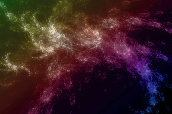 Galaxia Patrón Fractal Abstracto Humo Sobre Fondo Oscuro Adecuado Para — Foto de Stock